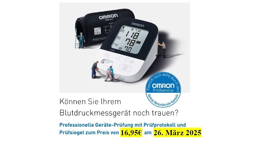 Blutdruckmessgeräte Prüftag 2025